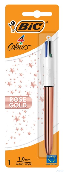 Długopis BIC 4 Colours Rose Gold mix AST, 951737