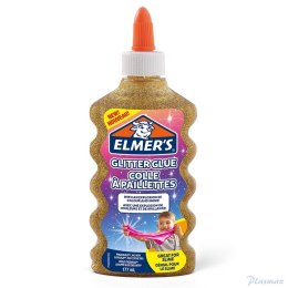 Elmers klej brokatowy, złoty, zmywalny i przyjazny dzieciom, 177ml, 2077251 (X)