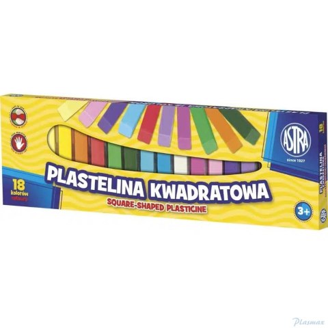 Plastelina Astra kwadratowa 18 kolorów, 83814904 Plastelina Astra kwadratowa 18 kolorów, 83814904