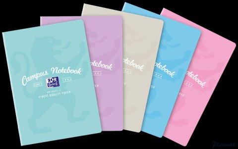 Zeszyt OXFORD CAMPUS A4 60k 90g pastel kratka z marginesem 400160108