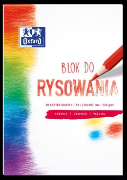 Blok rysowania OXFORD A4 20k 120G biały 400093195