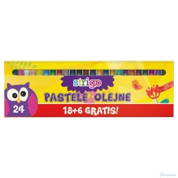 Pastele olejne 24 kolorów STRIGO SSC028