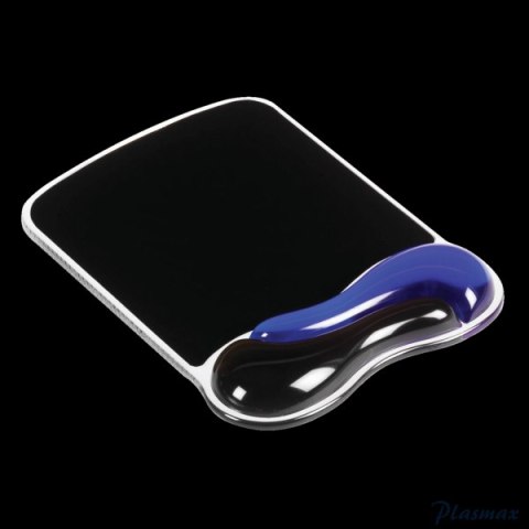 Podkładka KENSINGTON Crystal Mouse Pad- Wave niebiesko-czarna 62401