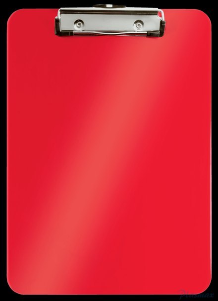 Deska z klipem Leitz WOW, czerwona 39710026