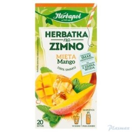 Herbata HERBAPOL NA ZIMNO Mięta & Mango (20 saszetek)