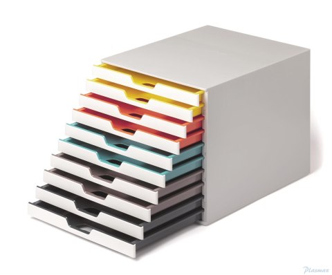 Pojemnik VARICOLOR z 10 kolorowymi szufladkami DURABLE 763027