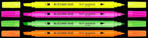 Zakreślacze tekstu BLIZZARD DUO żółty TO-338 Toma