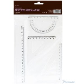 Zestaw geometryczny GR-032T, przezroczysty GRAND 130-1602