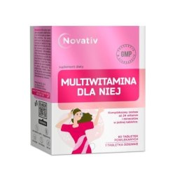 Novativ Multiwitamina dla Niej, 60 tabletek powlekanych