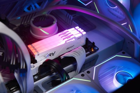 KINGSTON DDR5 64GB 5200Mhz CL40 FURY Beast White RGB KITx4