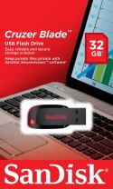 Pendrive SanDisk CRUZER BLADE SDCZ50-032G-B35 (32GB; USB 2.0; kolor czarny)