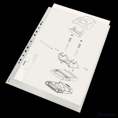 Koszulki groszkowe A3 75mic. ESSELTE pionowe (10szt), w folii, 47181