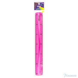 Linijka elastyczna 30cm różowa SSC010 STRIGO