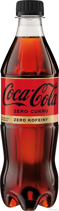 Napój COCA COLA ZERO bez kofeiny 0.5L butelka PET