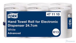 Ręcznik w roli TORK Lotus enMotion do dozowników elektronicznych, (6 rolek), 2 warstwy, makulatura, 143m, system H13 471110