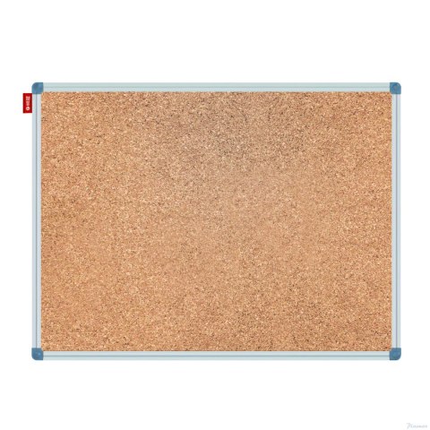 Tablica korkowa MemoBe, rama aluminiowa srebrna, Classic, 120x90cm MTC120090.00.02.03
