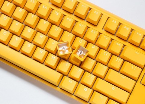 Klawiatura gamingowa Ducky One 3 Yellow Gaming Tastatur, RGB LED - MX-Speed-Silver (US)