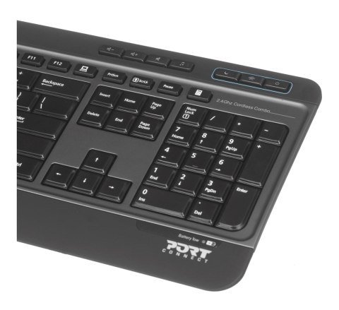 Zestaw klawiatura + mysz PORT DESIGNS 900901-US
