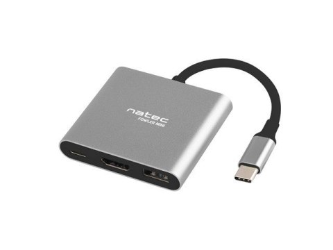 NATEC MULTI PORT FOWLER MINI (USB-C PD, USB 3.0, HDMI 4K) NMP-1607