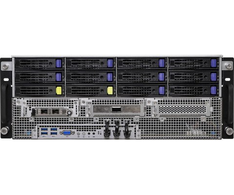 Platforma ASRock Rack (4U) AMD Epyc 7000 (12xLFF, 2x10GbE, 8xGPU, Red. PSU, IPMI)