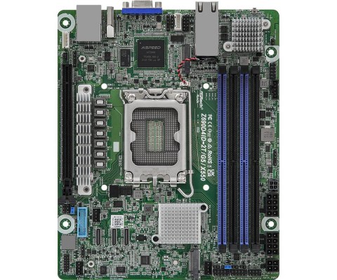 Płyta główna ASRock Z690D4ID-2T/G5/X550 1x LGA1700 Intel Core 12/13/14gen Z690 (4xDIMM, SATA, 2xM.2, 2x10GbE, IPMI)