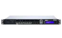 Qnap QuCPE-7012-D2146NT-32G, Intel Xeon D-2146NT, 8 x 2.5GbE RJ45 and 4 x 10GbE SFP+, 1 x network module, 1 x PCIe Gen3 x8, 2 x 