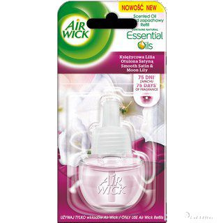 AIR WICK odświeżacz Elektryczny Księżycowa Lilia Otulona Satyną wkład 19 ml 05611