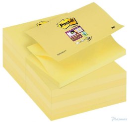 Bloczek samoprzylepny POST-IT_ Super sticky Z-Notes (R350-12SS-CY), 127x76mm, 1x90 kart., żółty