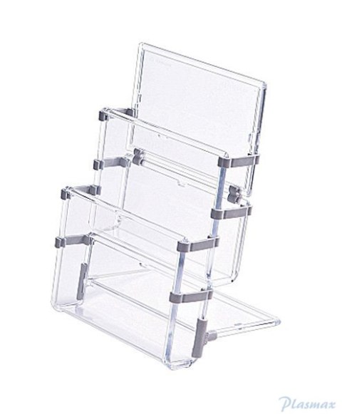 Stojak na ulotki A5 dwie kieszenie 0403-0049-00 PANTA PLAST (X)