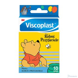 Zestaw plastrów VISCOPLAST, 10szt., KUBUŚ I PRZYJACIELE, MIX KOLOR