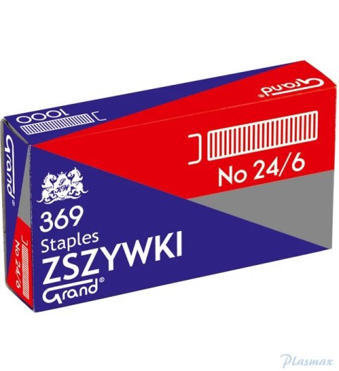 Zszywki_24/6 GRAND 369 1 op. x 1000sztuk 110-1388