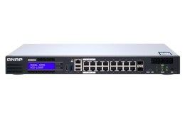 Qnap QGD-1600P-8G, 16x 1GbE, 2x combo 10GbE SFP+/RJ45, 370W Po, Celeron J4115, 8GB, equipped with QTS, 2 X 2.5