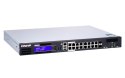 Qnap QGD-1600P-8G, 16x 1GbE, 2x combo 10GbE SFP+/RJ45, 370W Po, Celeron J4115, 8GB, equipped with QTS, 2 X 2.5" SSD/HDD, 2 x PCI