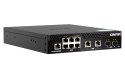 Qnap QSW-M2106R-2S2T, 6 port 2.5Gbps, 2 ports 10GbE SFP+, 2 ports 10GbE RJ45 , managed switch, half-rackmount design