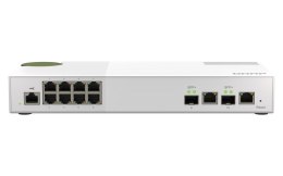 Qnap QSW-M2108-2C, 8x 2.5GbE, 2x combo 10GbE SFP+/RJ45, managed switch