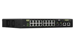 Qnap QSW-M2116P-2T2S, 16x 2.5GbE, 2x 10GbE SFP+, 2x 10GbE RJ45, Max PoE to 280W, managed switch