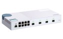 Qnap QSW-M408S, 8x 1GbE, 4x 10GbE SFP+, managed switch