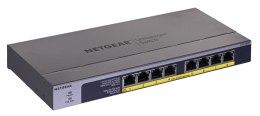 Switch Netgear GS108PP-100EUS 8p PoE 123W (PoE+: 8p) Unmanaged Gigabit