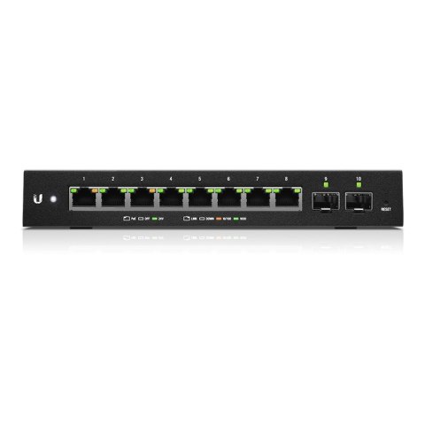Switch Ubiquiti EdgeSwitch 10XP 10p PoE ( Passive: 8;) 52W Managed Gigabit
