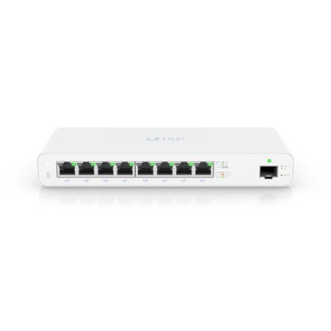 Switch Ubiquiti UISP Switch 9p PoE ( Passive: 8;) 110W Managed Gigabit (UISP-S-EU)