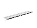 LANBERG PATCH PANEL 24 PORT 0.5U KAT.6 UTP SZARY