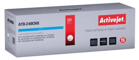 Activejet ATB-248CNX Toner (zamiennik Brother TN248XLC; Supreme; 2300 stron; niebieski)