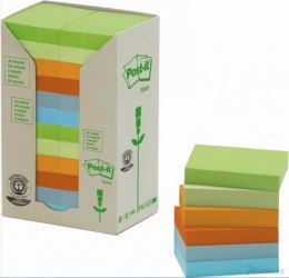 Bloczki EKO 3M POST-IT 653-1RPT 38x51 mix pastel 24bl x 100k FT51011039