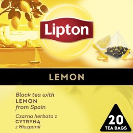 Herbata LIPTON PIRAMID LEMON cytryna (20 saszetek)