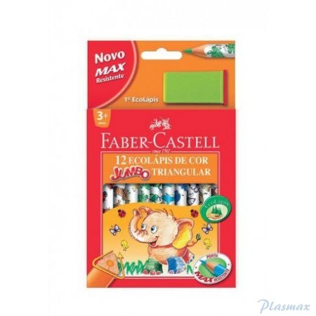 Kredki 10 kolorów JUMBO, FABER CASTELL 111210