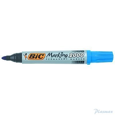 Marker permanentny BIC 2000 Ecolutions niebieski okrągła końcówka, 8209143