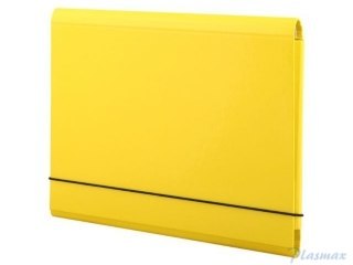 Teczka A4 Lux na gumkę zółta pastelowa TT6764