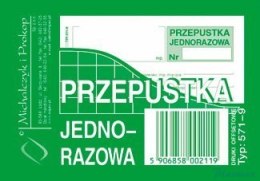 571-9 PJ Przepust.jednor.A7(80 MICHALCZYK I PROKOP