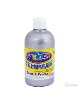 Farba tempera 500 ml, srebrna CARIOCA 170-2216