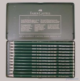 Ołówek CASTELL 9000 DESIGN SET 12 sztuk 119064 FABER CASTEL